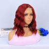 Kızıl Fiber Sentetik Tül Peruk