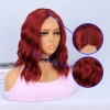 Kızıl Fiber Sentetik Tül Peruk