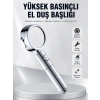 Kolay Montajlı 3 Modlu Yüksek Basınç Duş Başlığı