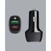 Kompakt Tasarımlı Type-c + Usb Girişli Araç Şarj Başlığı