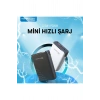 Konfulon A6Q 22.5W Usb 3.0 ve 20W Type-C Çıkışlı 10.000 mAh PD Powerbank - Siyah