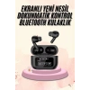 Kulak İçi Bluetooth Kulaklık Ekranlı Müzik Dinleme Çağrı Cevaplama Siyah