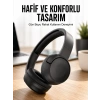 Kulak Üstü Kablosuz Bluetooth Kulaklık Gürültü Önleyici Uzun Şarj Süreli