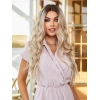 Kumral Ombre/ Balköpüğü Platin Röfleli Orta Boy Tül Peruk