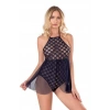 Lacivert Bodysuit Gecelik