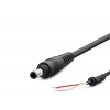 Laptop Adaptör Dc Jack Kablosu 5.0 X 3.0 Mm Asus / Samsung Uyumlu 1.2 M - Siyah HDX5510
