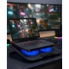 Laptop Soğutucu Stand Çift Fanlı 17 İnç Uyumlu Ayarlanabilir Notebook Altlığı