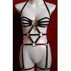 Lastik Seksi Jartiyer Harness - Kadın Erotik Giyim - Bayan Lastik İç Giyim - Brf568