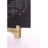 Lastikli Çizgisiz Sert Kapak Emc2 Defter