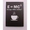 Lastikli Çizgisiz Sert Kapak Emc2 Defter
