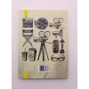 Lastikli Çizgisiz Sert Kapak Retro Cinema Defter