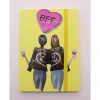 Lastikli Noktalı Sert Kapak Best Friend Defter
