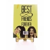Lastikli Noktalı Sert Kapak Best Friend Defter