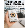 Lcd Göstergeli Manyetik Powerbank Type C Usb Girişli Yeni Nesil