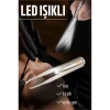 Led Işıklı Cımbız Kirpik Kaş Cımbız Epilasyon Cımbızı 721301