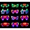 Led Işıklı Karışık 6 Model Yanar Söner Parti Gözlüğü 12 Adet