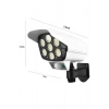 Led Lamba-güneş Paneli Destekli Uzaktan Kumandalı Solar Led Lamba