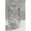 Led Mum Şeffaf Kristal LED Mum Pilli Alevsiz Çay Mumu Düğün Doğum Günü Ortam Işığı Mini