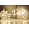LETS PARTY Yazılı Neon Led
