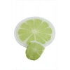 Limon Desenli Kore Yelpaze