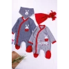 Love Desenli Erkek Bebek 4lü Tulum Seti