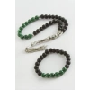 Malahit-Onix Tesbih Bileklik Set 8 mm
