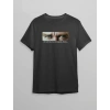 MARSiLYAN- 10 Kasım Unisex Atatürk Baskılı T-shirt - Siyah