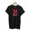 MARSiLYAN- 24 Kasım Öğretmenler Günü Baskılı Unisex T-shirt - Siyah