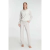 MARSiLYAN- Anıl 11241 Kadın Uzun Kollu Sweatshirt Pantolon Takım Pijama Takımı