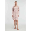 MARSiLYAN- Anıl 11293 Kadın Cotton Modal Uzun Kol Gecelik