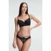 MARSiLYAN- Anıl 4837 Kadın Desteksiz Balenli Dantel Detaylı Sütyen Slip Takım