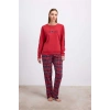 MARSiLYAN- Anıl Kadın Uzun Kol Sweatshirt  Pijama Takımı 11579