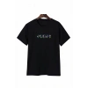 MARSiLYAN- Anneler Gününe Özel Tasarım Mom Çiçek Baskılı T-shirt - Siyah