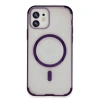 MARSİLYAN™-  Apple İphone 11 Hilton Magsafe Kapak - Derin Mor