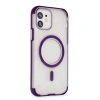 MARSİLYAN™-  Apple İphone 11 Hilton Magsafe Kapak - Derin Mor