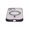 MARSİLYAN™-  Apple İphone 11 Hilton Magsafe Kapak - Derin Mor