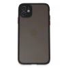 MARSİLYAN™- Apple İphone 11 Kılıf Montreal Silikon Kapak - Siyah