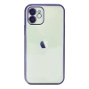 MARSİLYAN™- Apple İphone 11 Kılıf Razer Lensli Silikon - Mor