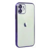 MARSİLYAN™- Apple İphone 11 Kılıf Razer Lensli Silikon - Mor