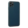 MARSİLYAN™- Apple İphone 11 Pro Kılıf Coco Deri Silikon Kapak - Mavi