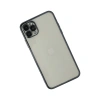 MARSİLYAN™- Apple İphone 11 Pro Kılıf Razer Lensli Silikon - Siyah
