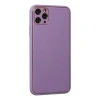 MARSİLYAN™- Apple İphone 11 Pro Max Kılıf Coco Deri Silikon Kapak - Lila