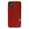 MARSİLYAN™- Apple İphone 11 Pro Max Kılıf Loop Deri Silikon - Kırmızı