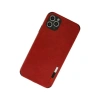MARSİLYAN™- Apple İphone 11 Pro Max Kılıf Loop Deri Silikon - Kırmızı