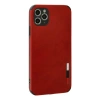 MARSİLYAN™- Apple İphone 11 Pro Max Kılıf Loop Deri Silikon - Kırmızı