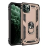 MARSİLYAN™- Apple İphone 11 Pro Max Kılıf Sofya Yüzüklü Silikon Kapak - Gold