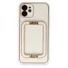 MARSİLYAN™- Apple İphone 12 Kılıf Coco Elit Kapak - Beyaz