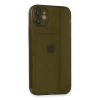 MARSİLYAN™- Apple İphone 12 Kılıf Fly Lens Silikon - Siyah