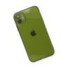 MARSİLYAN™- Apple İphone 12 Kılıf Fly Lens Silikon - Yeşil