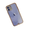 MARSİLYAN™- Apple İphone 12 Kılıf Liva Taşlı Silikon - Pembe